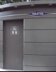 Toilettes publiques gratuites adaptées aux personnes à mobilité réduite 
