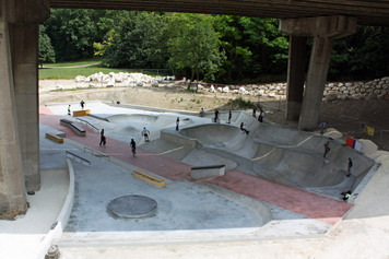 Skatepark au centre ville
