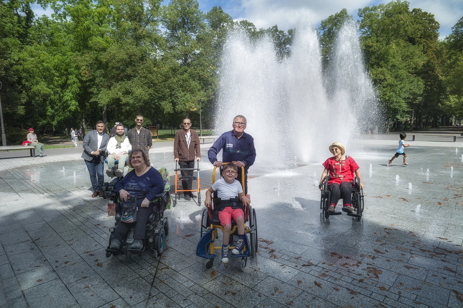 Image média: Accessibilité du Jeu d'eau Parc de la Pépinière 🧑‍🦽‍➡️