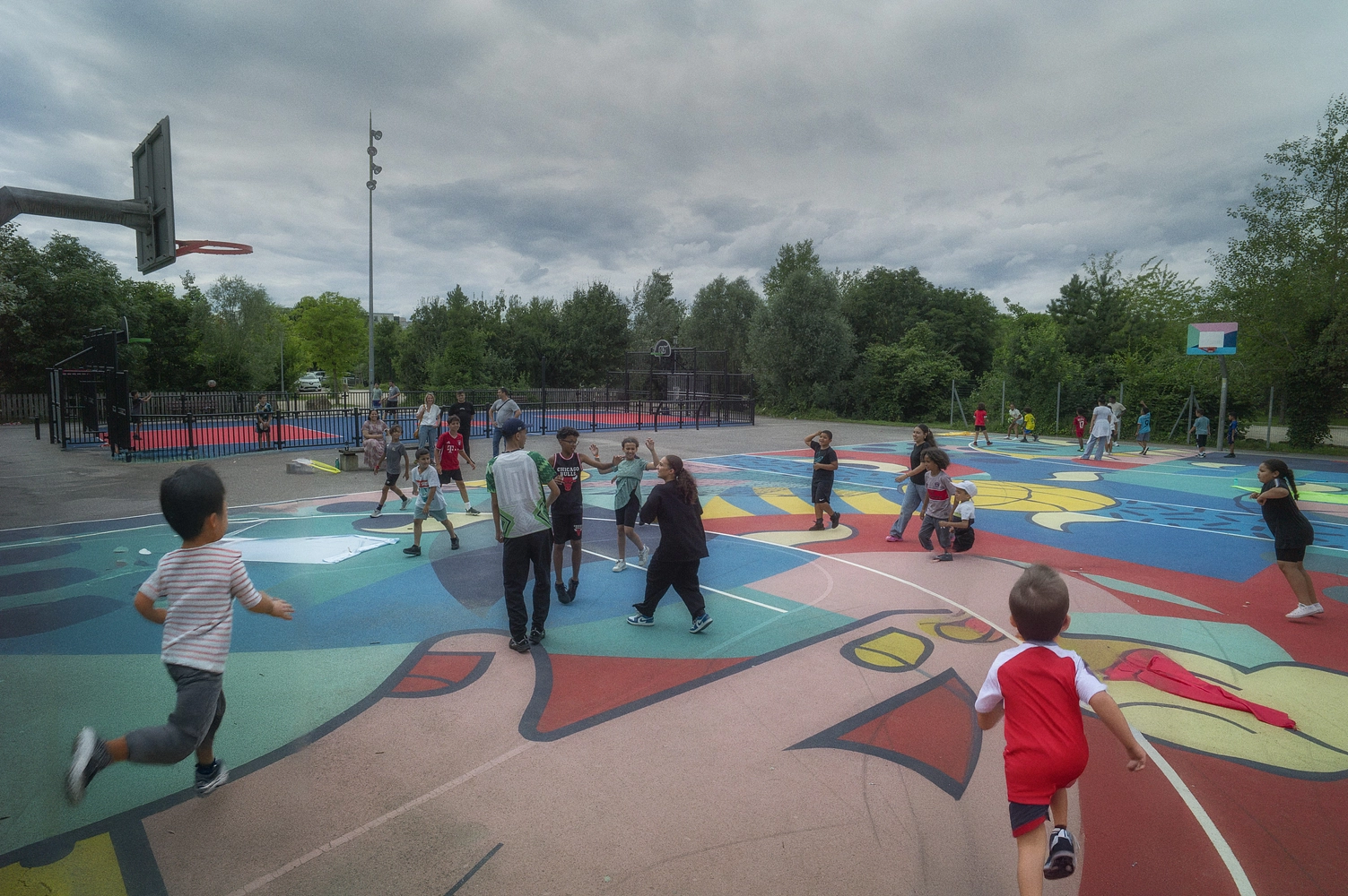 Image média: City stade et Fresque esplanade Pierre de Coubertin ⚽🖼️